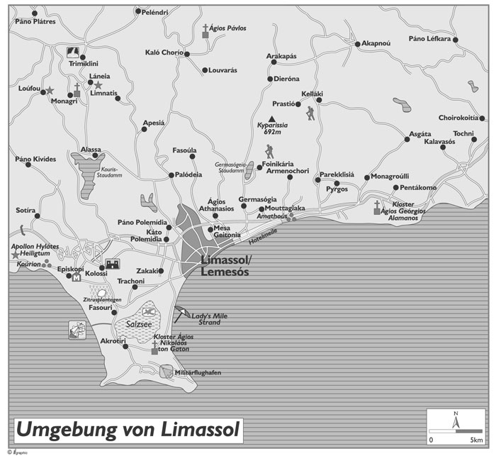 Limassol Umgebungsplan